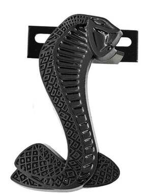 Daniel Carpenter 1994-04 Mustang Cobra Grille Emblem - Black Chrome F4SS-8213-BC